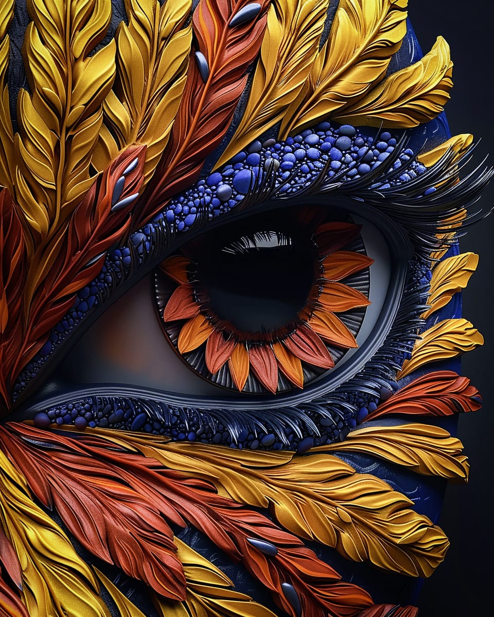 Symbolic work — Bibheist's dreamlike eye