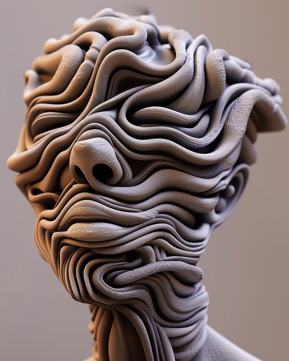 Symbolic work — generative sculpture